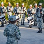 Participa menor en Guardia Nacional por un día en Isla Mujeres