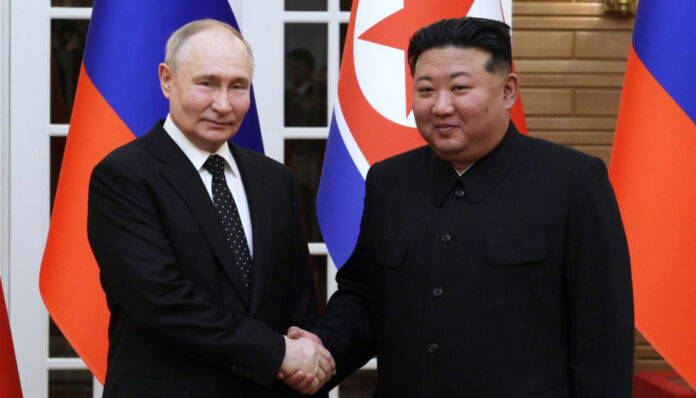 Pactan Putin y Kim defensa mutua