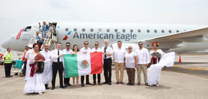 Inauguran nuevo vuelo internacional Veracruz-Dallas