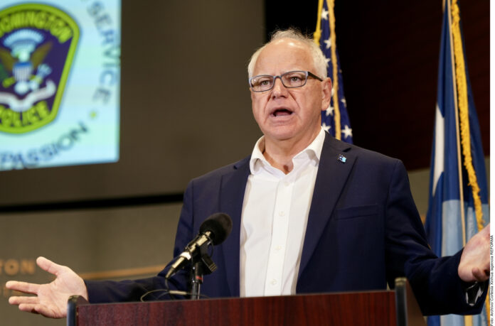 Elige Harris a Tim Walz para vicepresidente