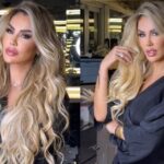 Rubia y con extensiones, el nuevo look de Ninel