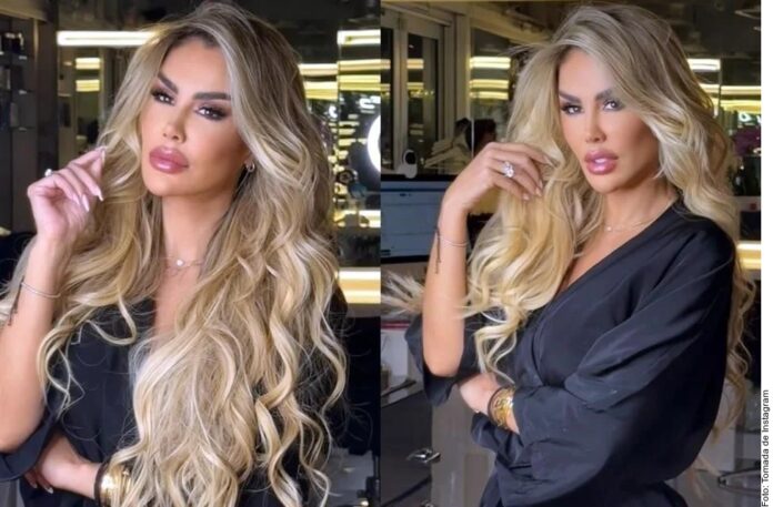 Rubia y con extensiones, el nuevo look de Ninel