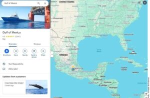 Gobierno enviará carta a Google sobre Golfo de México