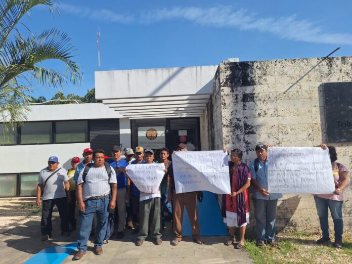 Alzan la voz en Telchaquillo contra la expropiación de tierras en Mayapán