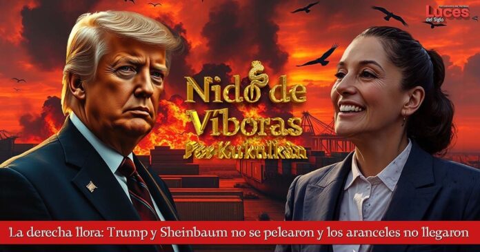 La derecha llora: Trump y Sheinbaum no se pelearon y los aranceles no llegaron