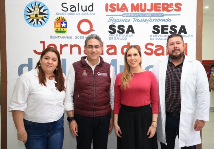 Continúa la Jornada de la Salud de la Mujer en Isla Mujeres