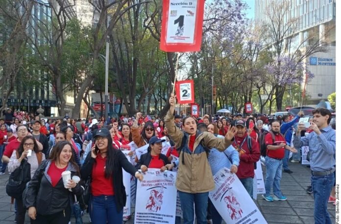 Toma CNTE la palabra a Sheinbaum sobre diálogo