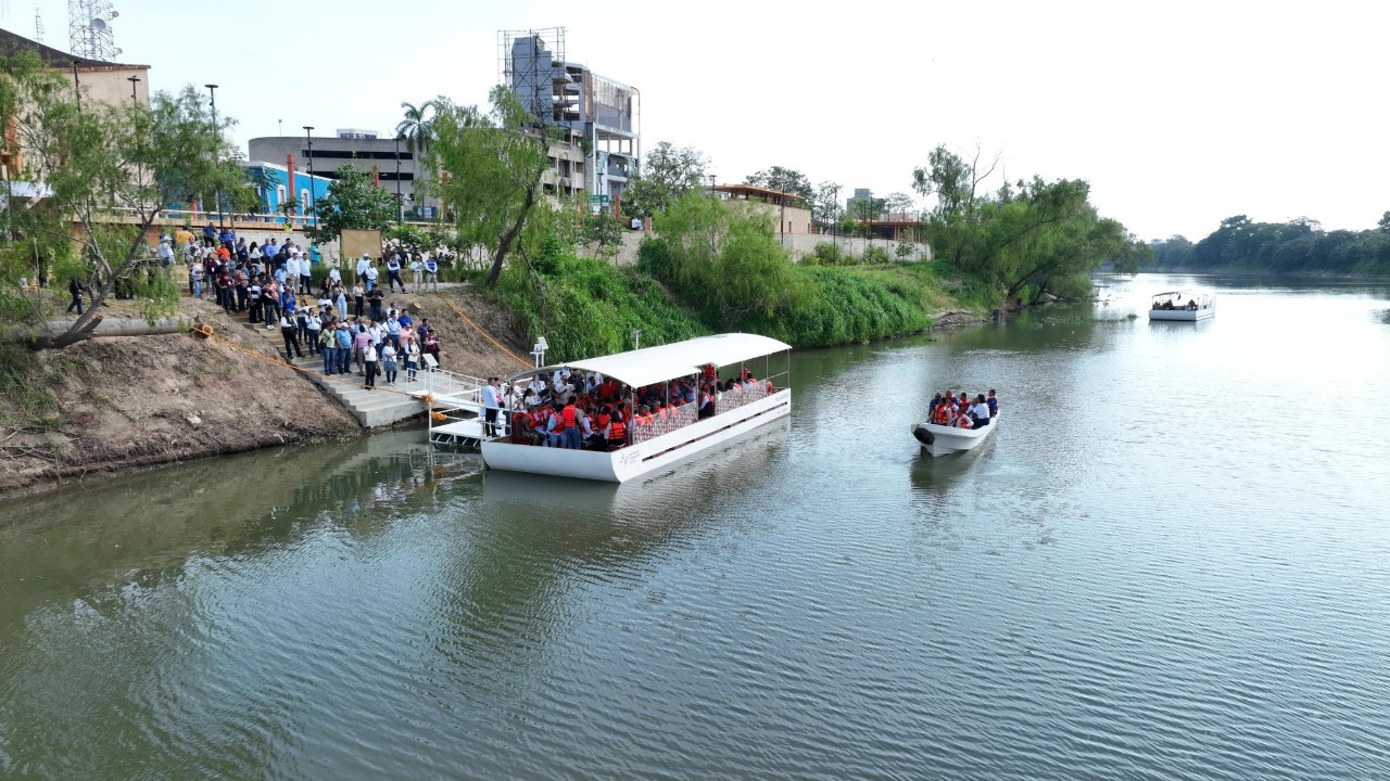 Inauguran transporte fluvial entre Villahermosa y Gaviotas Norte a través del río 1 inauguran transporte fluvial entre villahermosa y gaviotas norte a traves del rio1