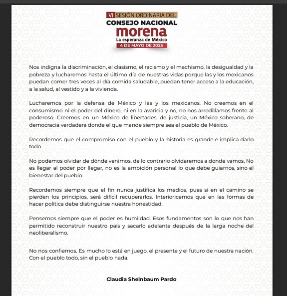 La Carta de la Presidenta: principios entre líneas 1 la carta de la presidenta principios entre lineas1