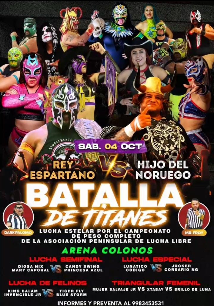 batalla de titanes lucha libre en colonos el 4 de octubre1 1