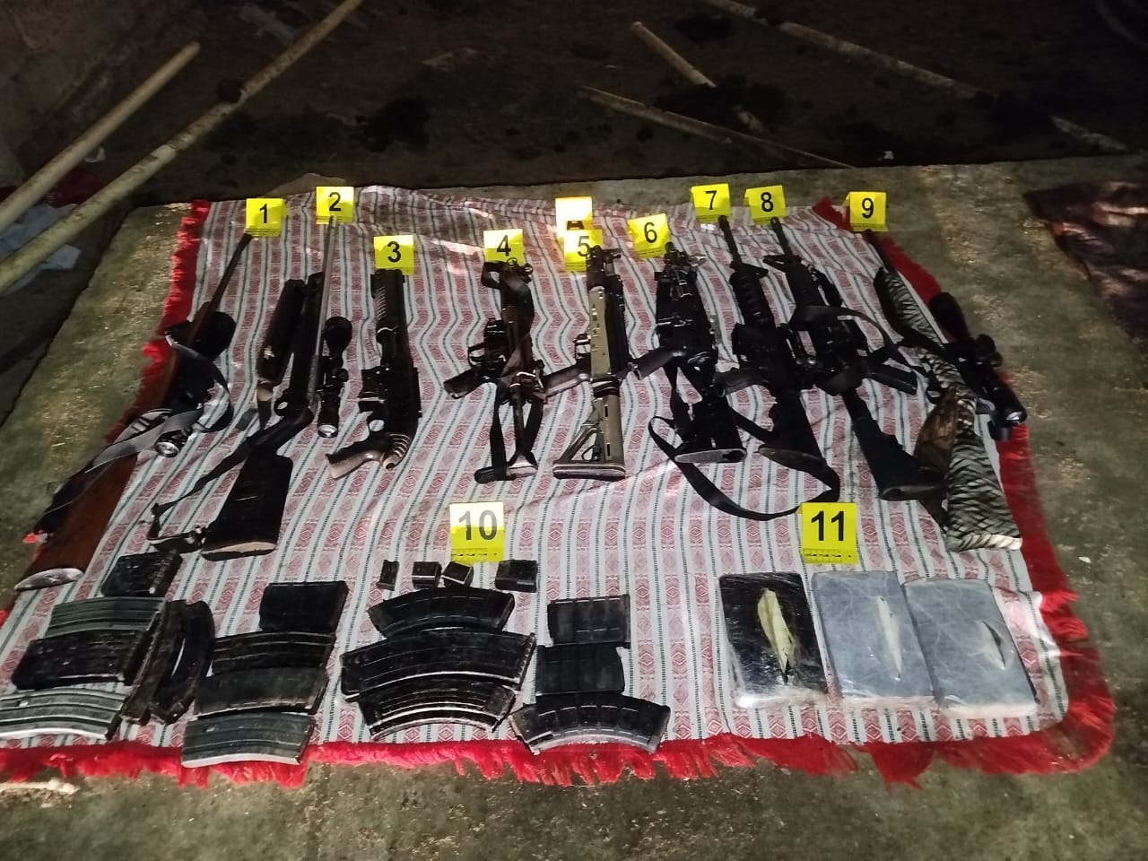 Catean rancho con armas y droga en el Istmo 1 catean rancho con armas y droga en el istmo1