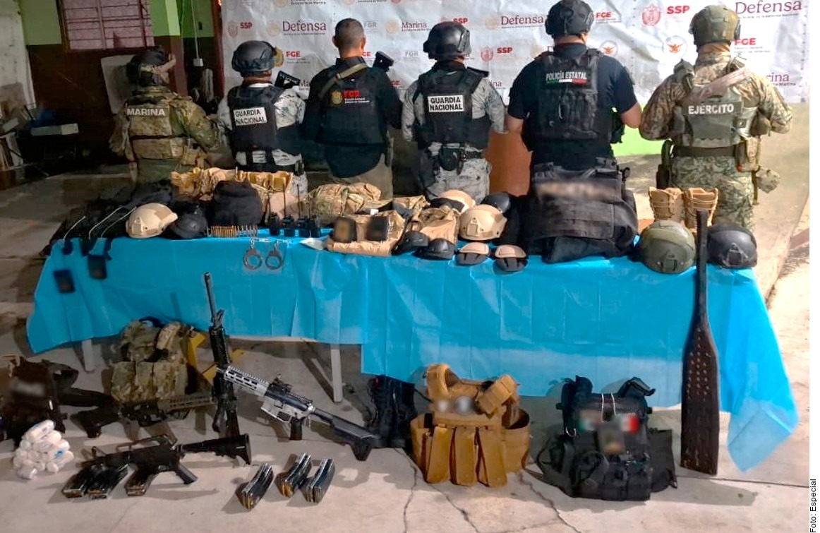 Aseguran helipuerto clandestino 1