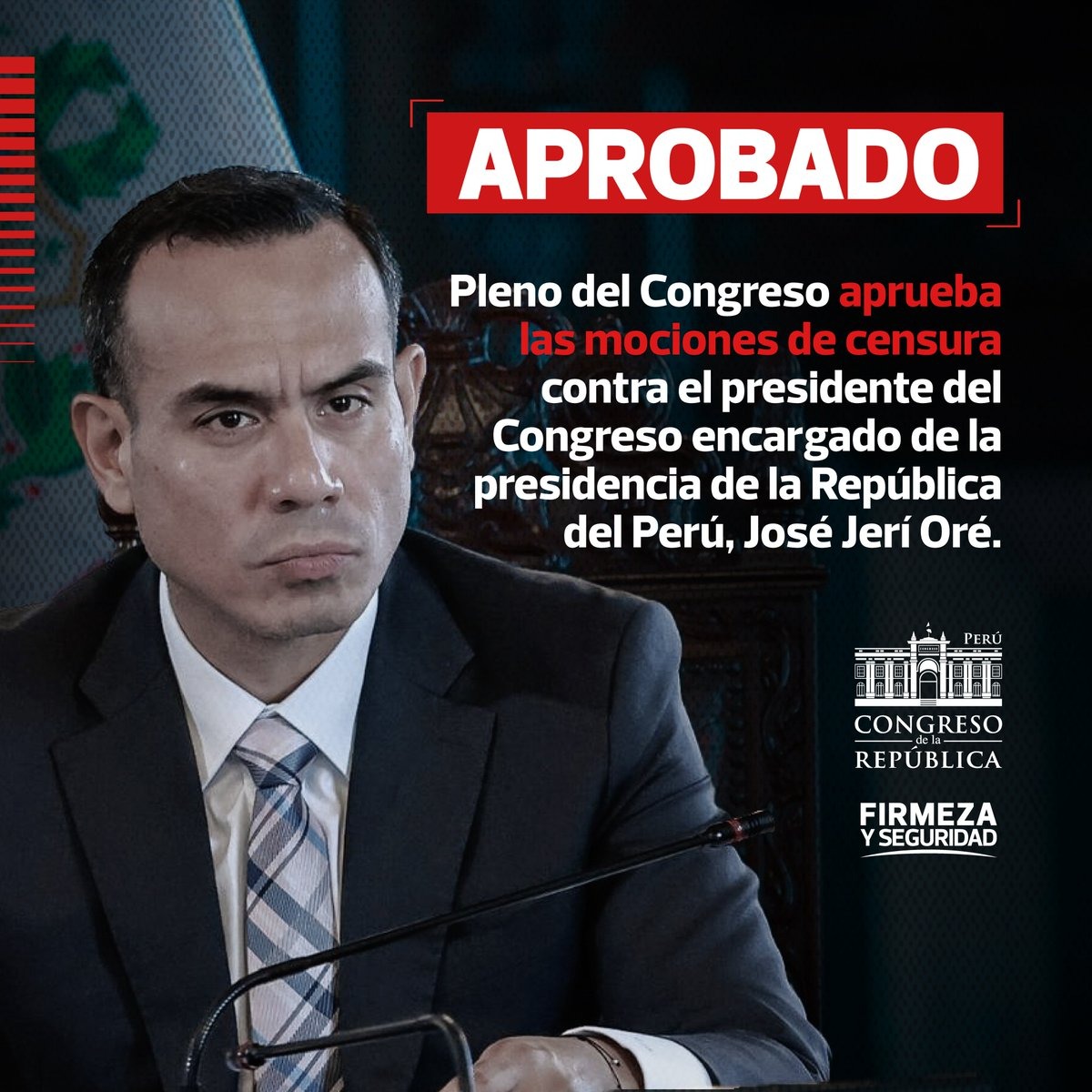 peru vuelve a destituir a un presidente cae jose jeri1