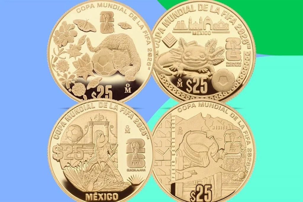 lanza banxico 12 monedas conmemorativas del mundial 20262