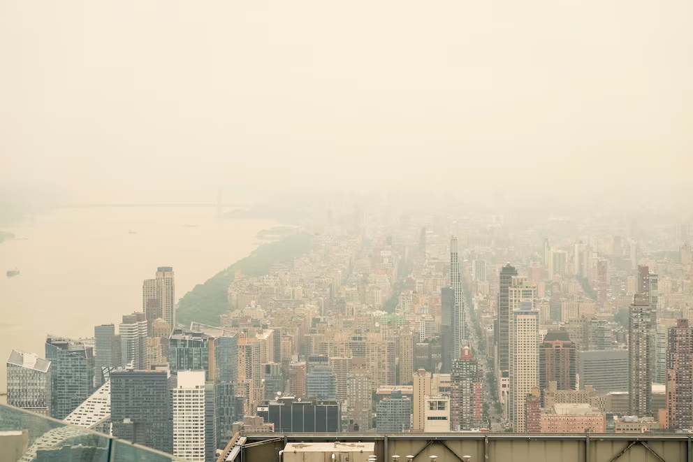 Nueva York, bajo capa de humo previo a Final del Mundial 1 nueva york bajo capa de humo previo a final del mundial1