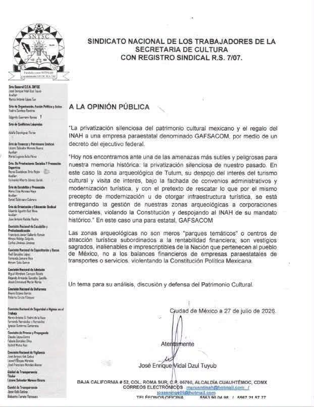 niega el inah privatizacion de la zona arqueologica de tulum2